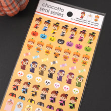 Load image into Gallery viewer, Chocotto seal series Halloween sticker sheet from Japan&lt;GAIA&gt;
