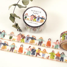 Lade das Bild in den Galerie-Viewer, Die cut masking tape -Girl- from Japan by mind wave washi tape
