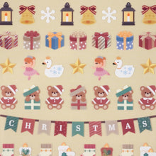 Load image into Gallery viewer, Chocotto seal series &quot;Christmas&quot; Xmas sticker sheet by GAIA from Japan
