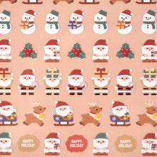 Load image into Gallery viewer, Chocotto seal series &quot;Christmas&quot; Xmas sticker sheet by GAIA from Japan
