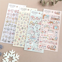 Carica l&#39;immagine nel visualizzatore di Gallery, Sheet sticker &quot;Mochi Mochi Frineds&quot; by GAIA from Japan
