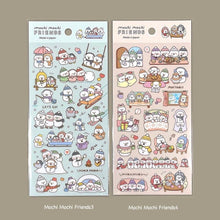 Carica l&#39;immagine nel visualizzatore di Gallery, Sheet sticker &quot;Mochi Mochi Frineds&quot; by GAIA from Japan
