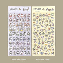 Carica l&#39;immagine nel visualizzatore di Gallery, Sheet sticker &quot;Mochi Mochi Frineds&quot; by GAIA from Japan
