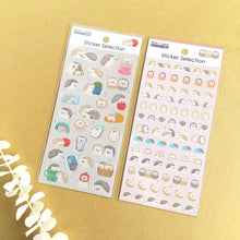 Carica l&#39;immagine nel visualizzatore di Gallery, Sticker selection sticker &quot;Hedgehog&quot; by GAIA from Japan
