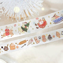 Load image into Gallery viewer, Christmas limited edition washi tape &quot;Cookie Factory&quot; By BGM masking tape
