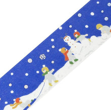 Load image into Gallery viewer, Christmas limited edition washi tape &quot;Make a Snowman&quot; By BGM masking tape
