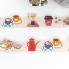 Carica l&#39;immagine nel visualizzatore di Gallery, Kotorimachi masking tape -Coffee shop- from Japan by mind wave washi tape
