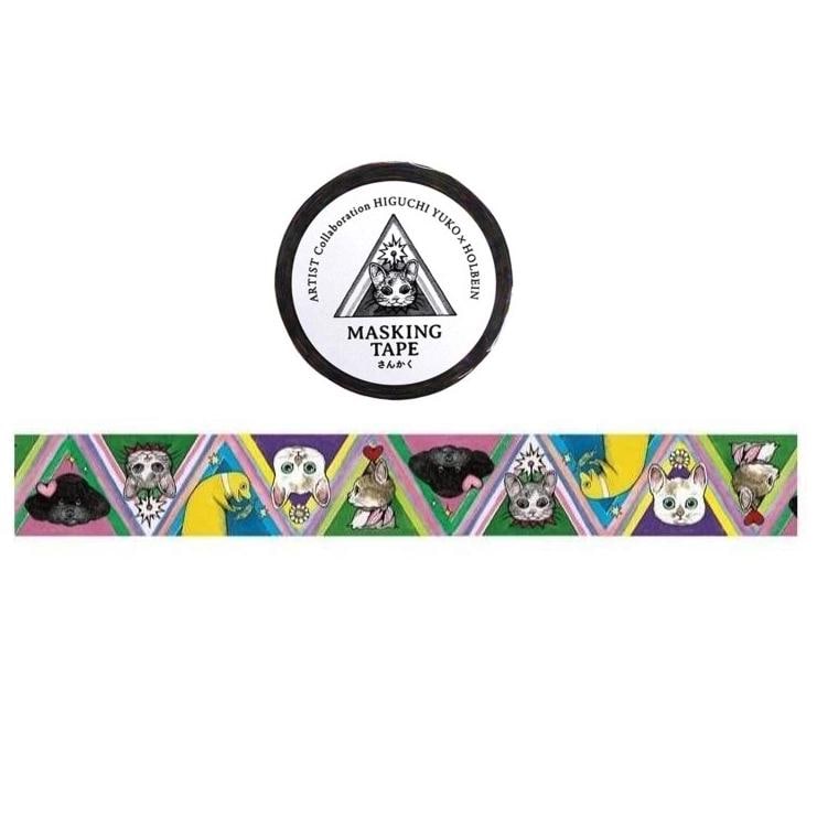 Holbein × Yuko Higuchi Collaboration Masking tape -Triangle- byHolbein from Japan