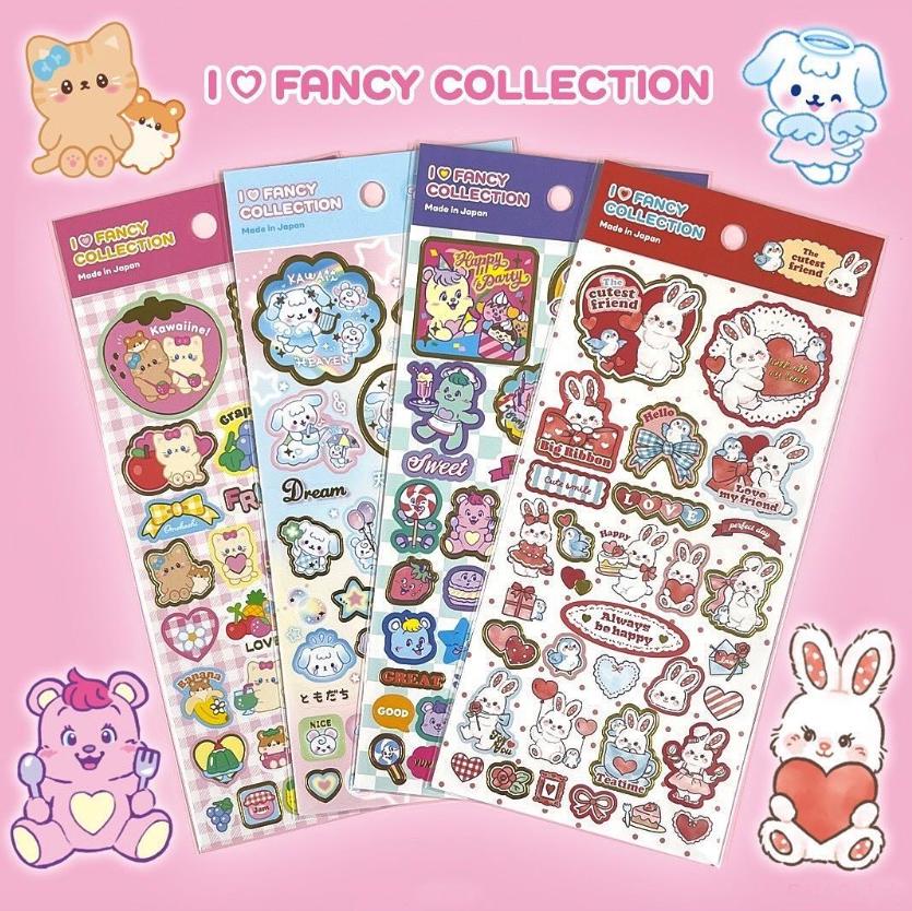 I Lave Fancy Collection sticker from Japan by GAIA