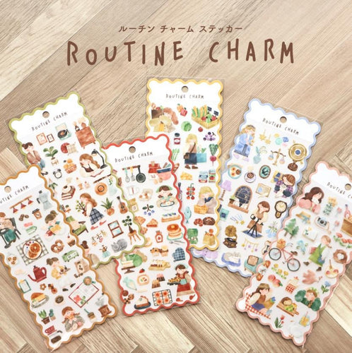 ROUTINE CHARM Sticker from Japan by mind wave