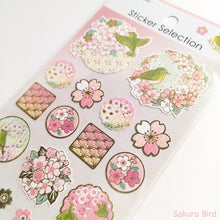 Carica l&#39;immagine nel visualizzatore di Gallery, Sticker Selection gold foil washi sticker &quot;Sakura&quot; from Japan by GAIA
