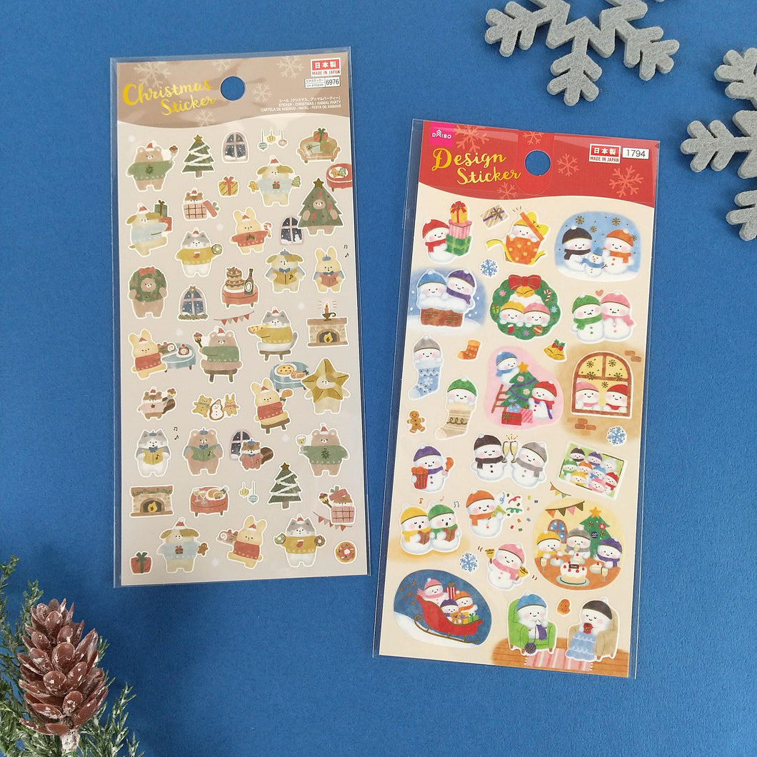 Christmas Sticker 2024 By DAISO