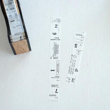 Lade das Bild in den Galerie-Viewer, YOHAKU Masking tape &quot;Moji to suuji&quot; from Japan washi tape
