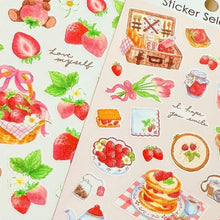 Lade das Bild in den Galerie-Viewer, Sticker selection &quot;Strawberry life&quot; sticker from Japan&lt;GAIA&gt;
