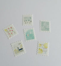 Lade das Bild in den Galerie-Viewer, YOHAKU Flake sticker &quot;letter&quot; from Japan washi sticker
