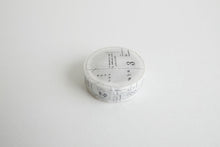 Lade das Bild in den Galerie-Viewer, YOHAKU Masking tape &quot;Moji to suuji&quot; from Japan washi tape
