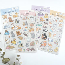 Carica l&#39;immagine nel visualizzatore di Gallery, Sheet sticker &quot;Animal Diary seal&quot; by GAIA from Japan
