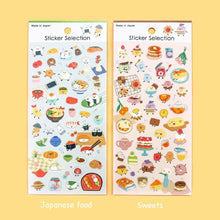 Carica l&#39;immagine nel visualizzatore di Gallery, Sticker Selection &quot;friendly food&quot; Japanese food/Sweets from Japan GAIA
