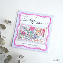 Carica l&#39;immagine nel visualizzatore di Gallery, Flake sticker -Lovely Animal- from Japan by GAIA
