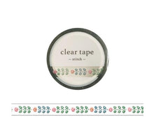 Load image into Gallery viewer, Clear tape -stitch hana1(flower)- by mind wave from Japan
