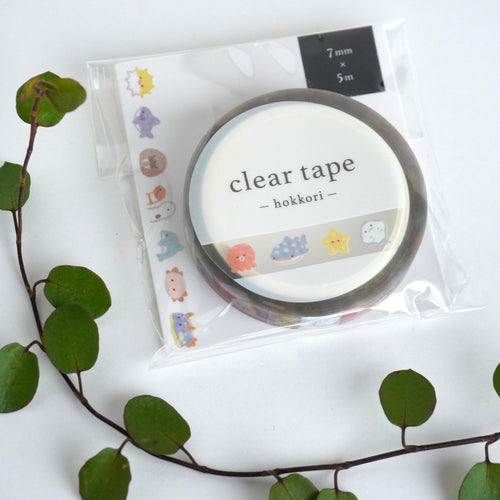 Clear tape -hokkori aquarium- by mind wave from Japan