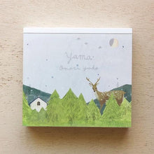 Charger l&#39;image dans la galerie, Yuko Omori Yama(Mountain) memo pads by cozyca products from Japan
