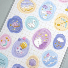Charger l&#39;image dans la galerie, Journal deco sticker -Stamp3/Stamp4- by Daiso from Japan

