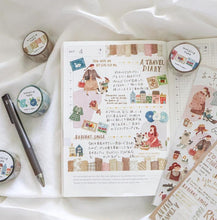 Load image into Gallery viewer, Die cut masking tape -Collage- from Japan by mind wave washi tape
