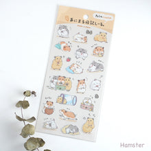 Carica l&#39;immagine nel visualizzatore di Gallery, Sheet sticker &quot;Animal Diary seal&quot; by GAIA from Japan
