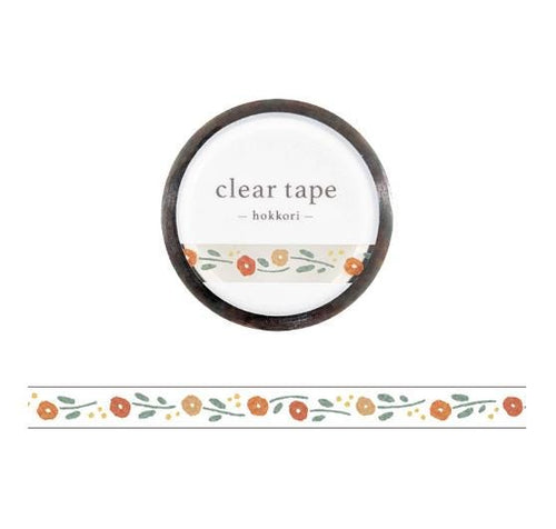 Clear tape -hokkori hana(flower)- by mind wave from Japan