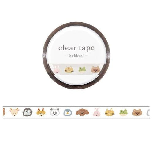 Clear tape -hokkori animal- by mind wave from Japan