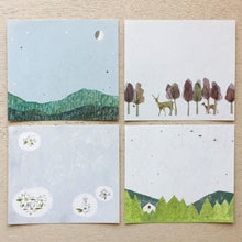 Charger l&#39;image dans la galerie, Yuko Omori Yama(Mountain) memo pads by cozyca products from Japan
