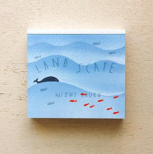 Charger l&#39;image dans la galerie, Shuku Nishi Land scape memo pads by cozyca products from Japan
