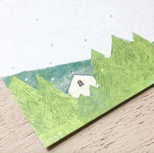 Carica l&#39;immagine nel visualizzatore di Gallery, Yuko Omori -YAMA(Mountain)- Ippitsusen (mini letter paper) by cozyca products hyougensha from Japan
