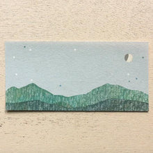 Carica l&#39;immagine nel visualizzatore di Gallery, Yuko Omori -YAMA(Mountain)- Ippitsusen (mini letter paper) by cozyca products hyougensha from Japan
