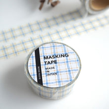 Load image into Gallery viewer, Masking tape&quot;plaid7&quot; washi tape from Japan by mind wave
