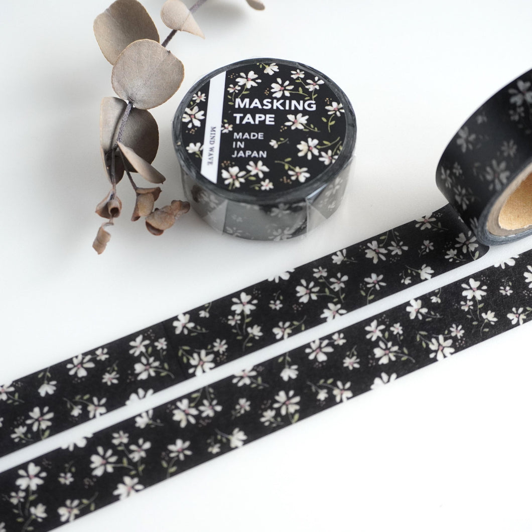 Masking tape -Flower water color4- washi tape from Japan by mind wave