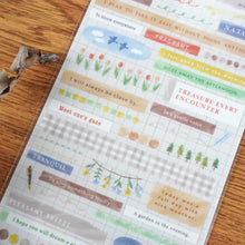 Carica l&#39;immagine nel visualizzatore di Gallery, Journal deco sticker &quot;tape&quot; by Daiso from Japan
