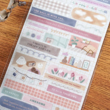 Carica l&#39;immagine nel visualizzatore di Gallery, Journal deco sticker &quot;tape&quot; by Daiso from Japan
