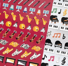 Load image into Gallery viewer, Sticker selection -Musical Instrument/Piano- mini sticker from Japan by GAIA
