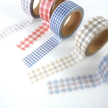 Carica l&#39;immagine nel visualizzatore di Gallery, Masking tape&quot;plaid15&quot; washi tape from Japan by mind wave
