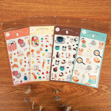 Lade das Bild in den Galerie-Viewer, TOCOROCOMUGI Clear Seal Sheet sticker from Japan by Furukawashiko

