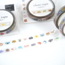 Carica l&#39;immagine nel visualizzatore di Gallery, Clear tape -hokkori animal- by mind wave from Japan
