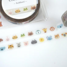 Carica l&#39;immagine nel visualizzatore di Gallery, Clear tape -hokkori animal- by mind wave from Japan

