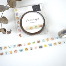 Carica l&#39;immagine nel visualizzatore di Gallery, Clear tape -hokkori animal- by mind wave from Japan
