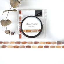 Carica l&#39;immagine nel visualizzatore di Gallery, Clear tape -hokkori renga(Bricks)- by mind wave from Japan
