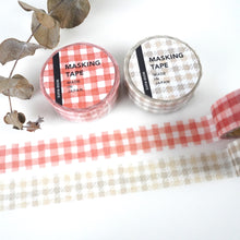 Carica l&#39;immagine nel visualizzatore di Gallery, Masking tape&quot;plaid14&quot; washi tape from Japan by mind wave
