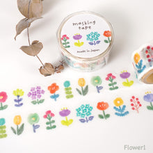 Load image into Gallery viewer, Die cut masking tape -Bibitto Color- from Japan by mind wave washi tape
