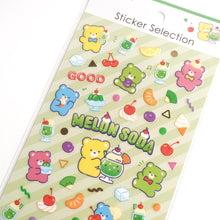 Carica l&#39;immagine nel visualizzatore di Gallery, Sticker Selection &quot;Melon soda/Chocolate mint&quot; from Japan&lt;GAIA&gt;
