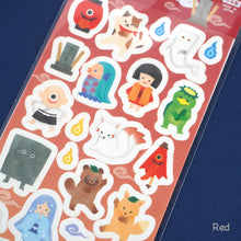 Charger l'image dans la galerie, Collection seal "Ghost" Sheet sticker from Japan
